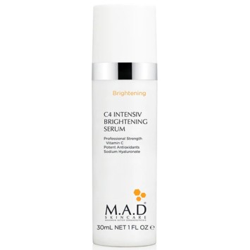 Сыворотка с витамином С для выравнивания тона кожи, 30 гр C4 Intensiv Brightening Serum M.A.D Skincare