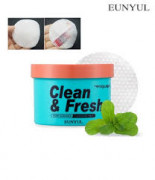 Очищающие подушечки  для снятия макияжа, 70 шт (170 мл) Clean & Fresh Pure Radiance Cleansing Pad / EUNYUL