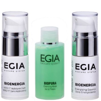Дорожный набор с витамином «С» для сияния кожи 50 мл + 15 мл + 15 мл Travel Kit Energy C / EGIA