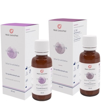 Трихлоруксусный пилинг 30мл / ТСАpeel 15% и 25% / MedicControlPeel