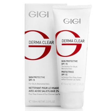 Крем увлажняющий защитный SPF 15 / Derma Clear Cream protective SPF 15, 75 мл | GIGI