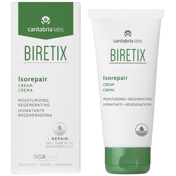 Увлажняющий регенерирующий крем, 50 мл Biretix Isorepair Cream Moisturizing Regenerating Cantabria Labs / Кантабрия Лабс