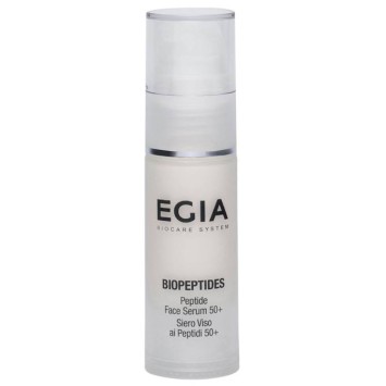Сыворотка пептидная ультраомолаживающая 50+ 30 мл Peptide face serum 50+ / EGIA 