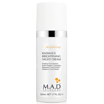 Ночной восстанавливающий крем выравнивающий тон кожи, 50 г Radiance Brightening Night Cream M.A.D Skincare