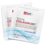 Гидроколлагеновая маска Экспресс-уход 4 шт 100% Collagen Hydrogel Mask / TETe Cosmeceutical