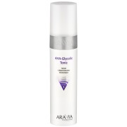 Тоник с фруктовыми кислотами AHA - Glycolic Tonic, 250 мл Aravia / Аравия