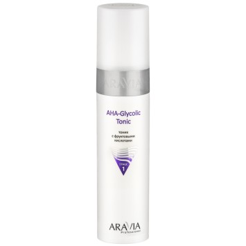 Тоник с фруктовыми кислотами AHA - Glycolic Tonic, 250 мл Aravia / Аравия