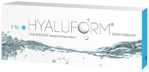 Биоревитализант Гиалуформ 1% 1,5 мл шприц Hyaluform biorevitalizant 1% / Hyaluform