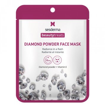 Маска для сияния кожи 1 шт BEAUTYTREATS Diamond powder face mask Sesderma / Сесдерма