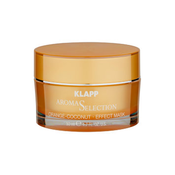 Эффект-маска "Апельсин-Кокос" 50 мл AROMA SELECTION Orange-Coconut Effect Mask KLAPP Cosmetics / КЛАПП Косметикс