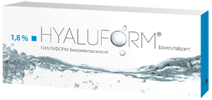 Биоревитализант Гиалуформ 1,8% 1,5 мл шприц Hyaluform biorevitalizant 1,8% / Hyaluform