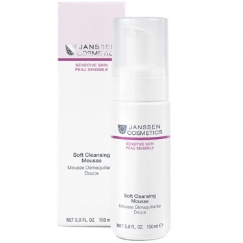 Нежный очищающий мусс 150 мл Soft Cleansing Mousse Janssen Cosmetics / Янсен Косметикс