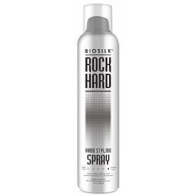 Спрей для укладки волос сверхсильной фиксации 284 гр Hard Styling Spray Rock Hard BioSilk / БиоСилк