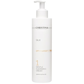 Мягкий очищающий крем (шаг 1) 300 мл Silk Gentle Cleansing Cream | Christina