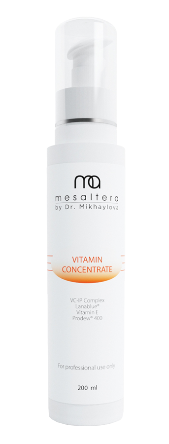  Витаминный концентрат для быстрого оживления кожи для аппаратных и мануальных процедур VITAMIN CONCENTRATE 200 мл. / Mesaltera