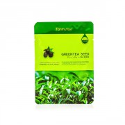 Тканевая маска с экстрактом семян зеленого чая, 23мл / FarmStay