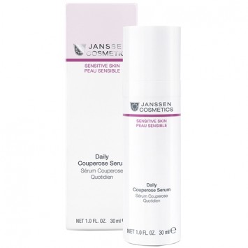 Активный антикуперозный концентрат для чувствительной кожи, склонной к покраснению 30 мл Daily Couperose Serum Janssen Cosmetics / Янсен Косметикс