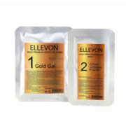 Маска альгинатная, двухкомпонентная, моделирующая, с золотом и коллагеном (50 мл+4,5 мл), (1000 мл+100 мл) Gold Premium Modeling Mask Ellevon / Эллевон