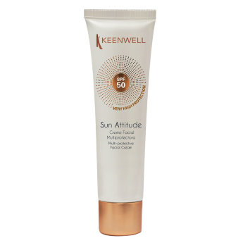 Мультизащитный крем для лица SPF 50, 60 мл Sun Attitude Crema Facial Multiprotectora SPF 50  Keenwell / Кинвелл