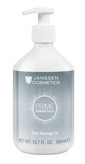 Массажное масло из ореха макадамии 500 мл Body Massage Oil «PRIME essentials» Janssen Cosmetics / Янсен Косметикс
