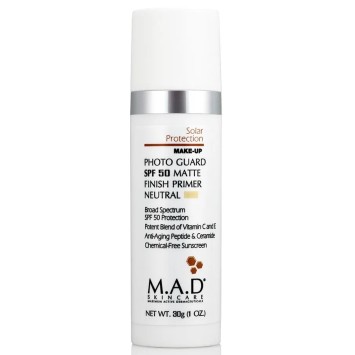 Матирующий крем-праймер с защитой SPF 50, 30 г Photo Guard SPF 50 Matte Finish Primer M.A.D Skincare