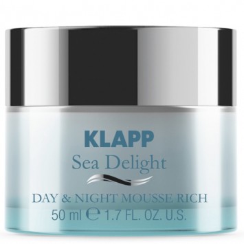 Крем-мусс "Нежность 24 часа" 50 мл SEA DELIGHT  Day &Night Mousse KLAPP Cosmetics / КЛАПП Косметикс