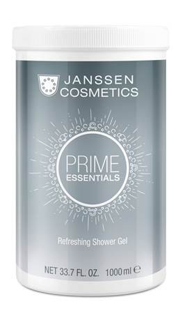 Освежающий гель для душа 1000 мл Refreshing Shower Gel «PRIME essentials» Janssen Cosmetics / Янсен Косметикс
