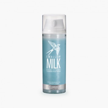 Мягкое молочко для очищения с экстрактом гнезда ласточки 155 мл Swallow Milk Премиум / Premium Homework