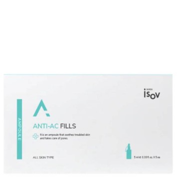 Сыворотка против акне 5*5 мл Anti-ac Fills Ampoule / Isov Sorex / Изов (Южная Корея)