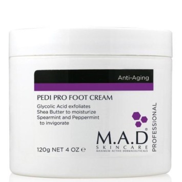 Активный заживляющий и противовоспалительный крем для ног, 120 г Pedi Pro Foot Cream M.A.D Skincare