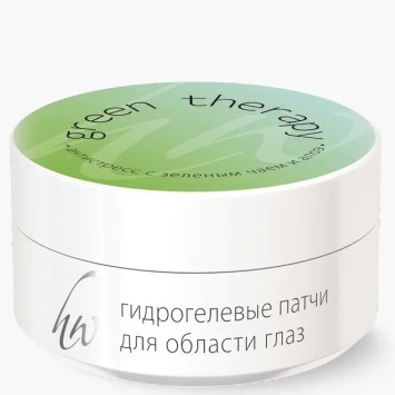 Гидрогелевые патчи антистресс с зеленым чаем и алоэ 60 шт Green therapy / Premium Homework