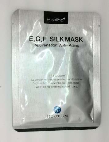 Маска шелковая омолаживающая стерильная с эпидермальным фактором 1 шт | Storyderm Stem Cell Silk Mask