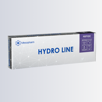 Коктейль увлажняющий омолаживающий шприц 2 мл Hydro Line promo formula Peptide Мезофарм / Mesopharm professional
