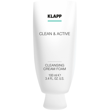 Очищающая крем-пенка 100 мл CLEAN&ACTIVE Cleansing Cream Foam  KLAPP Cosmetics / КЛАПП Косметикс
