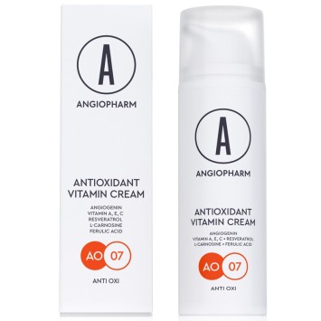 Антиоксидантный крем с витаминами А, Е, С 50 мл ANTIOXIDANT VITAMIN CREAM Ангиофарм / Angiopharm