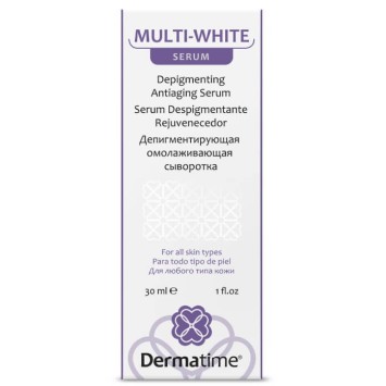 Осветляющая сыворотка 30 мл MULTI-WHITE Depigmenting Antiaging Serum Dermatime / Дерматайм