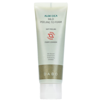 Мягкая пилинг-пенка с алоэ и центеллой, 120 мл Aloe Cica Mild Peeling To Foam DABO / Дабо