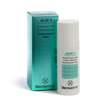 Увлажняющий крем 50 мл ALOE V Moisturizing Cream Dermatime / Дерматайм