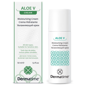 Увлажняющий крем 50 мл ALOE V Moisturizing Cream Dermatime / Дерматайм