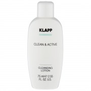 Очищающее молочко 75 мл, 250 мл CLEAN&ACTIVE Cleansing Lotion KLAPP Cosmetics / КЛАПП Косметикс