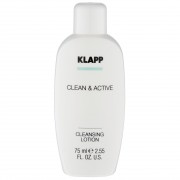 Очищающее молочко 75 мл, 250 мл CLEAN&ACTIVE Cleansing Lotion KLAPP Cosmetics / КЛАПП Косметикс
