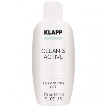 Очищающий гель 75 мл, 250 мл CLEAN&ACTIVE Cleansing Gel KLAPP Cosmetics / КЛАПП Косметикс