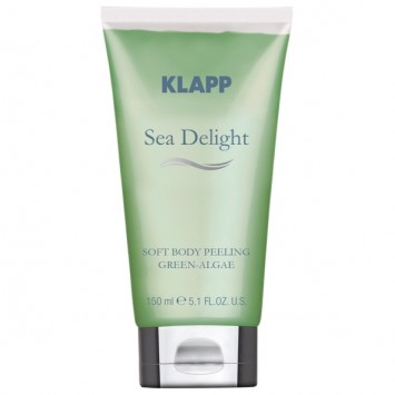 Пилинг для тела "Зеленая водоросль" 150 мл SEA DELIGHT Soft Body Peeling Green Algea KLAPP Cosmetics / КЛАПП Косметикс