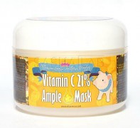 Маска для лица ВИТАМИН С 100 гр Vitamin C 21% Ample Mask Elizavecca / Елизавекка