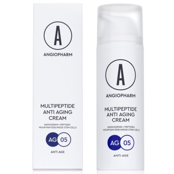 Мультипептидный омолаживающий крем для лица 50 мл, 200 мл Ангиофарм / Angiopharm
