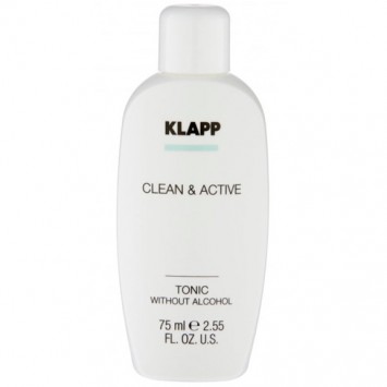 Тоник без спирта 75 мл, 250 мл CLEAN&ACTIVE Tonic without Alcohol KLAPP Cosmetics / КЛАПП Косметикс