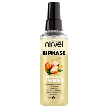 Двухфазный спрей для волос с маслом арганы и пантенолом 100 мл BIPHASE ARGAN OIL & PANTHENOL Nirvel / Нирвель