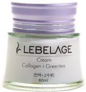 Увлажняющий и питательный крем с коллагеном и зеленым чаем, 60 мл, Collagen + Green Tea Moisture Cream / Lebelage