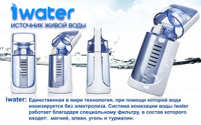 Инновационная фильтр - бутылка для любителей активного образа жизни. 380мл, 600мл, 1.4л. / iWater