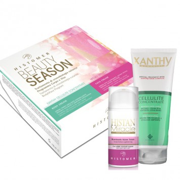 Набор Beauty Season: для лица и для тела Histomer Beauty Season Kit: Xanthy Cellulite Concentrate 150 мл + Histan Miracle 50 мл / Histomer